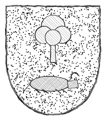 Arms of Quedalgo of the Llovo March