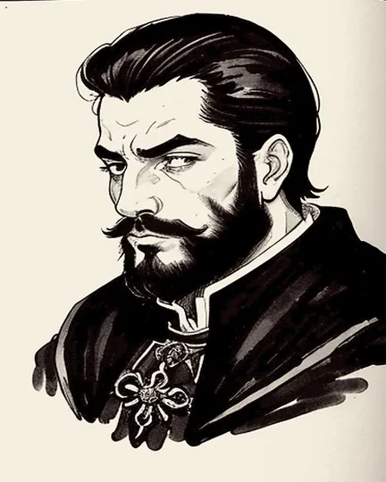 Portrait of King Dobarmo IV deso Grarañe